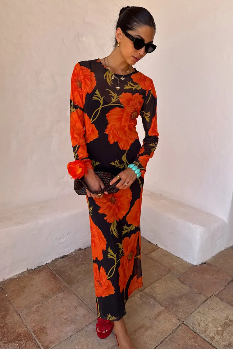 Black Poppy Aria Mesh Dress Petite sold by Never Fully Dressed product image thumbnail 2