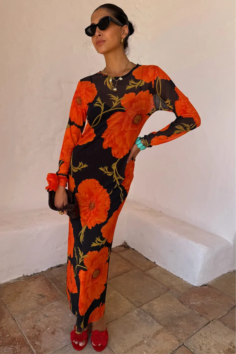 Black Poppy Aria Mesh Dress Petite sold by Never Fully Dressed product image thumbnail 3