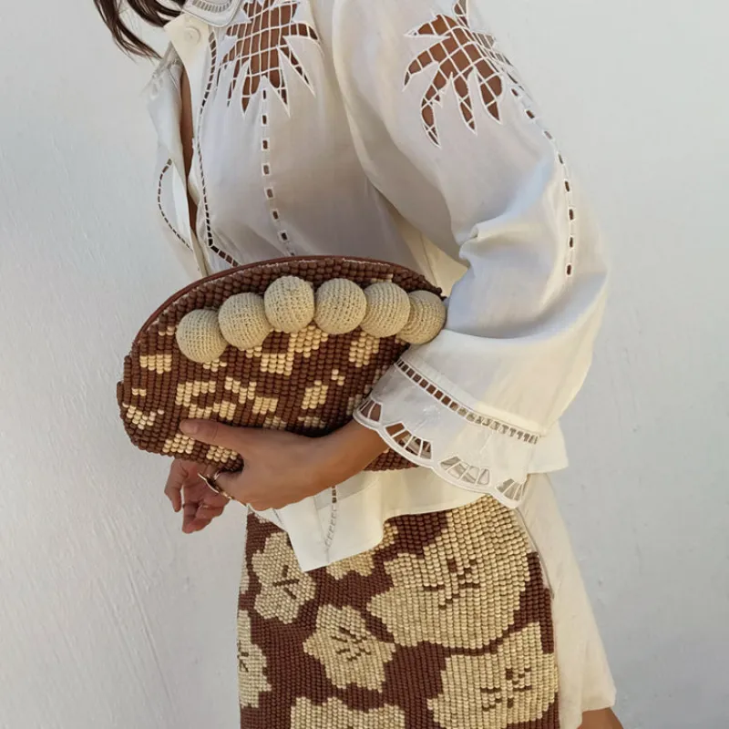 Jaden Beaded Clutch Bag sold by Never Fully Dressed