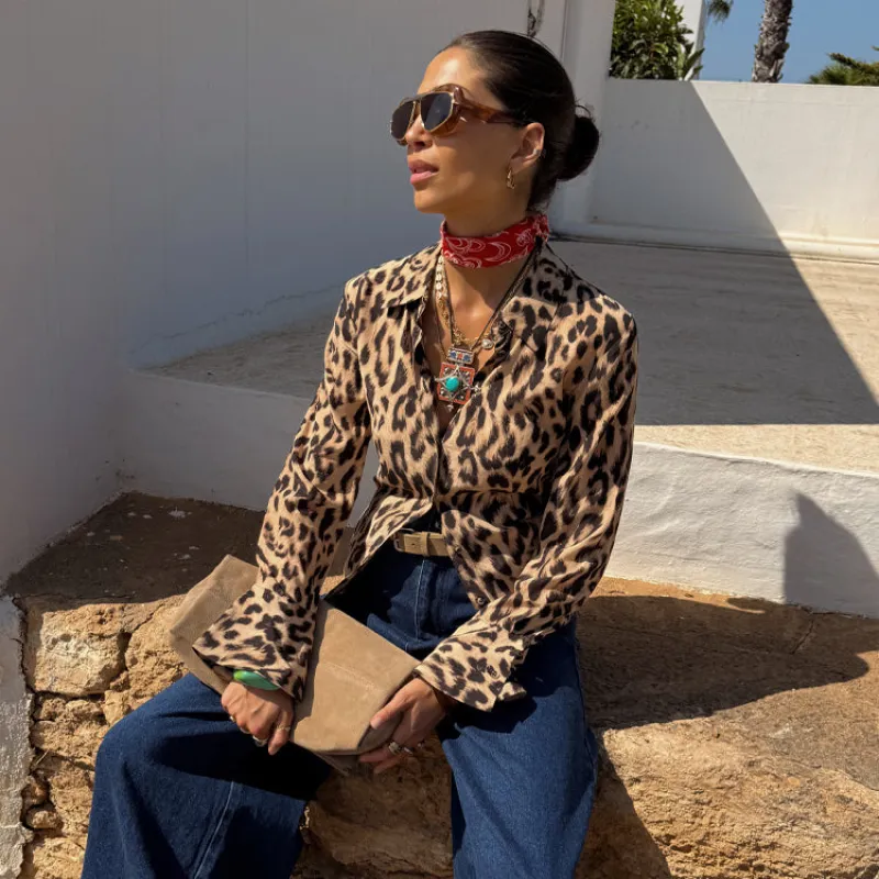 Leopard Shirt sold by Never Fully Dressed