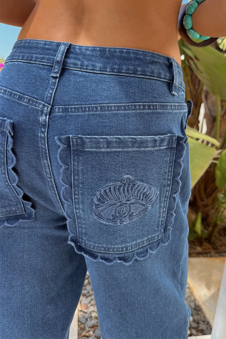 Deloris Denim Jean sold by Never Fully Dressed product image thumbnail 4