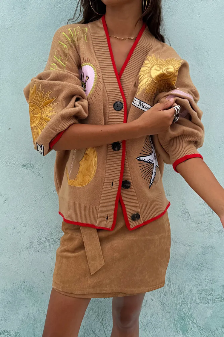 Camel Mystical Cardigan sold by Never Fully Dressed product image thumbnail 5