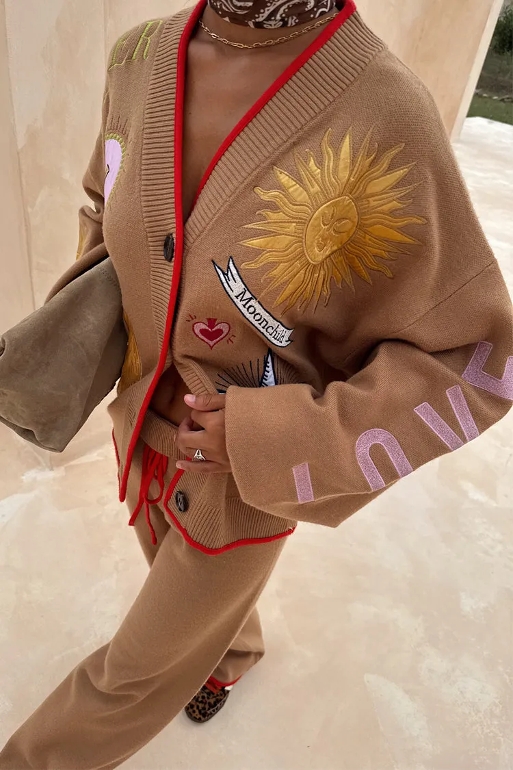 Camel Mystical Cardigan sold by Never Fully Dressed product image thumbnail 2