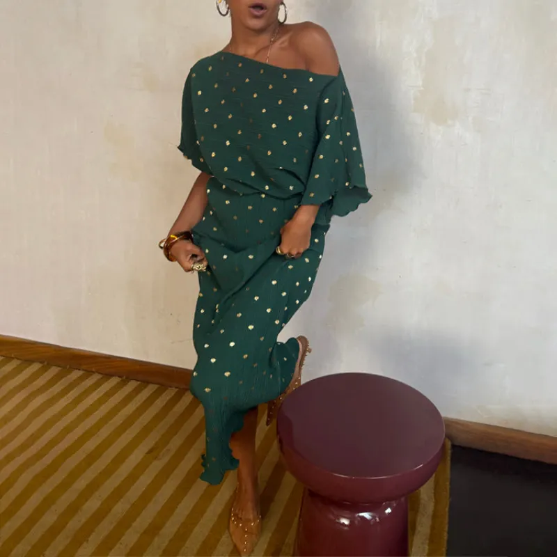 Dark Green Tilly Dress sold by Never Fully Dressed