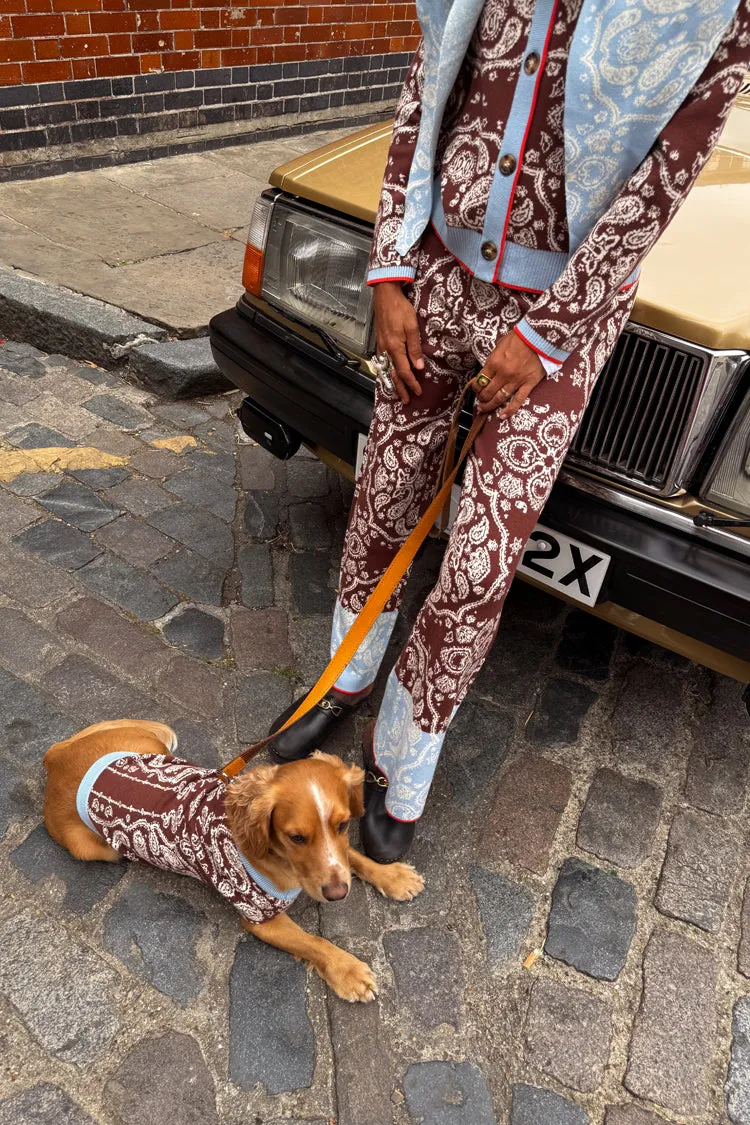 Chocolate Bandana Dog Jumper sold by Never Fully Dressed product image thumbnail 3