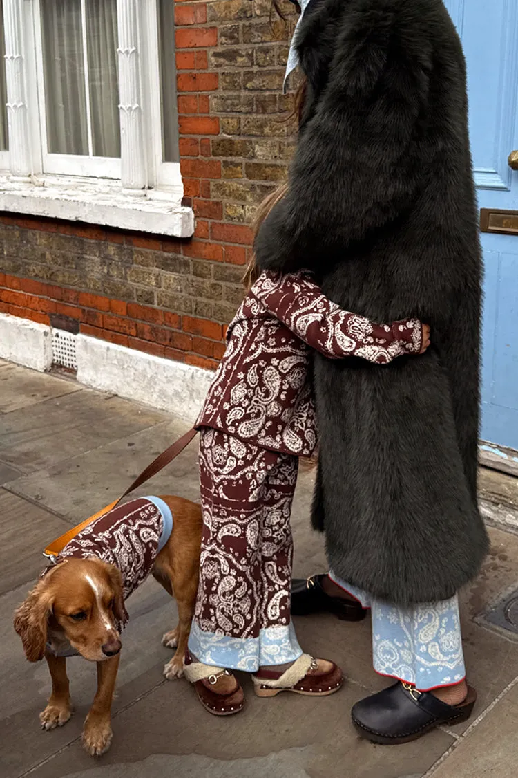 Chocolate Bandana Dog Jumper sold by Never Fully Dressed product image thumbnail 4