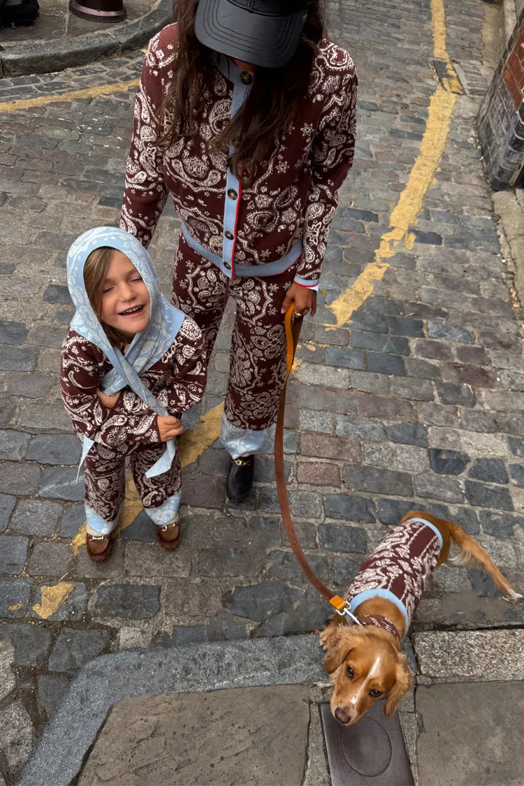 Chocolate Bandana Dog Jumper sold by Never Fully Dressed product image thumbnail 5