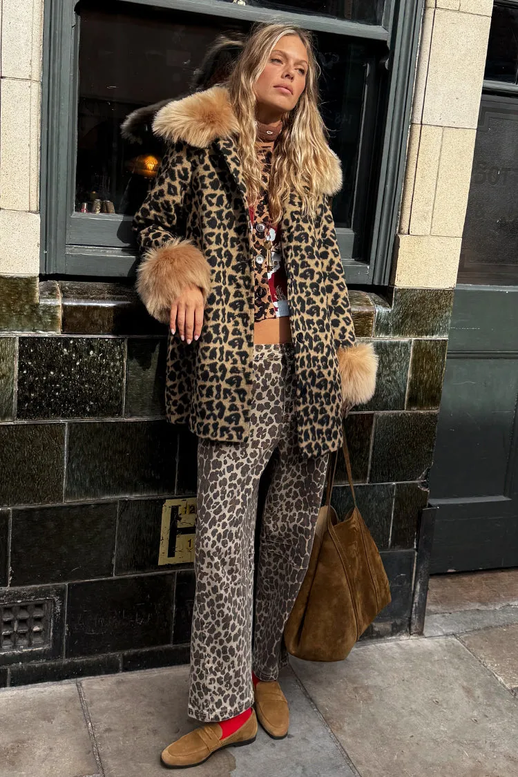 Leopard Barrel Jean Petite sold by Never Fully Dressed product image thumbnail 5