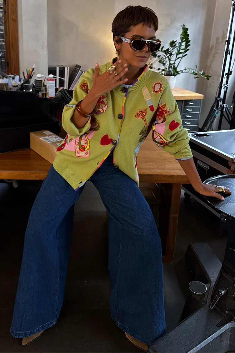 Green Enchanted Cardigan sold by Never Fully Dressed product image thumbnail 2