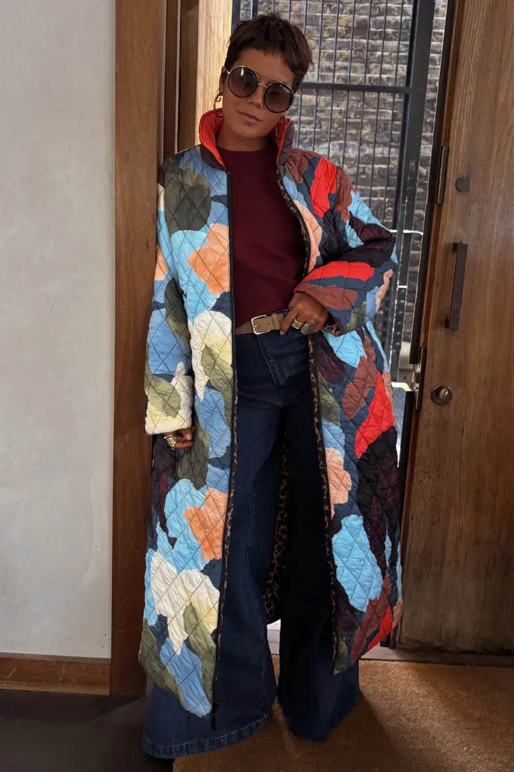 Navy Abstract Coat sold by Never Fully Dressed product image thumbnail 2