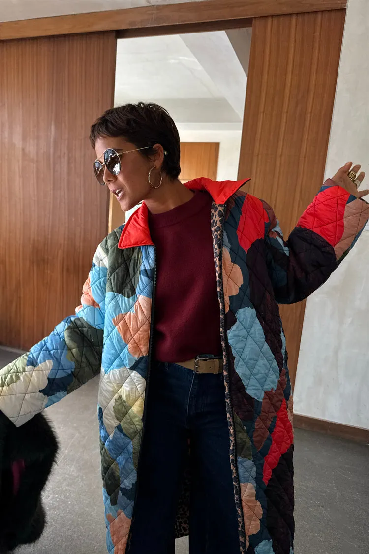 Navy Abstract Coat sold by Never Fully Dressed product image thumbnail 4