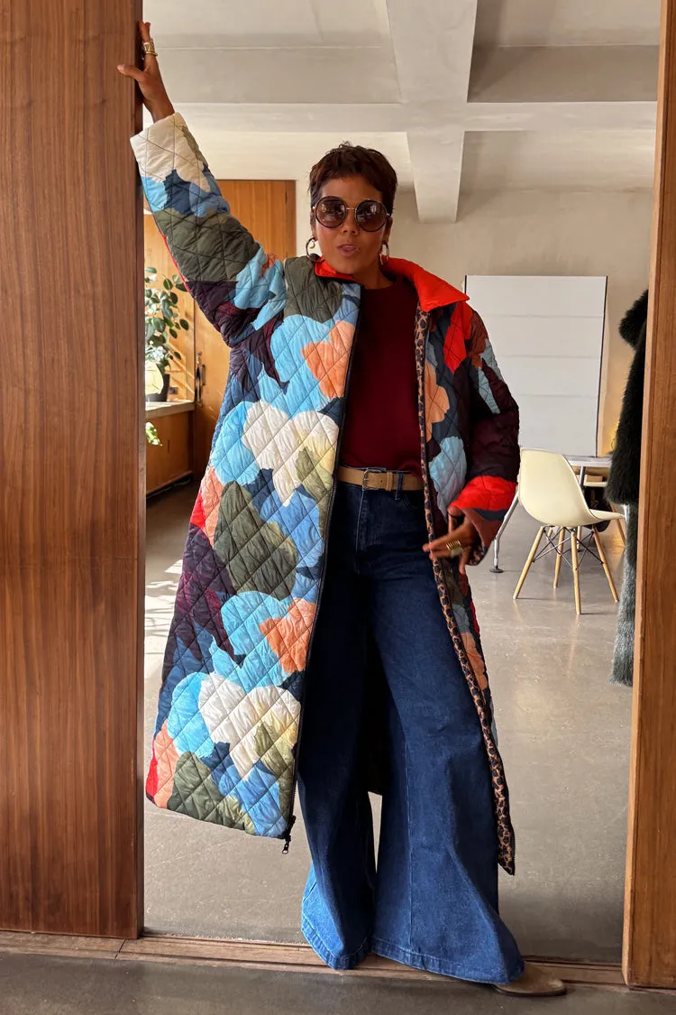 Navy Abstract Coat sold by Never Fully Dressed product image thumbnail 5