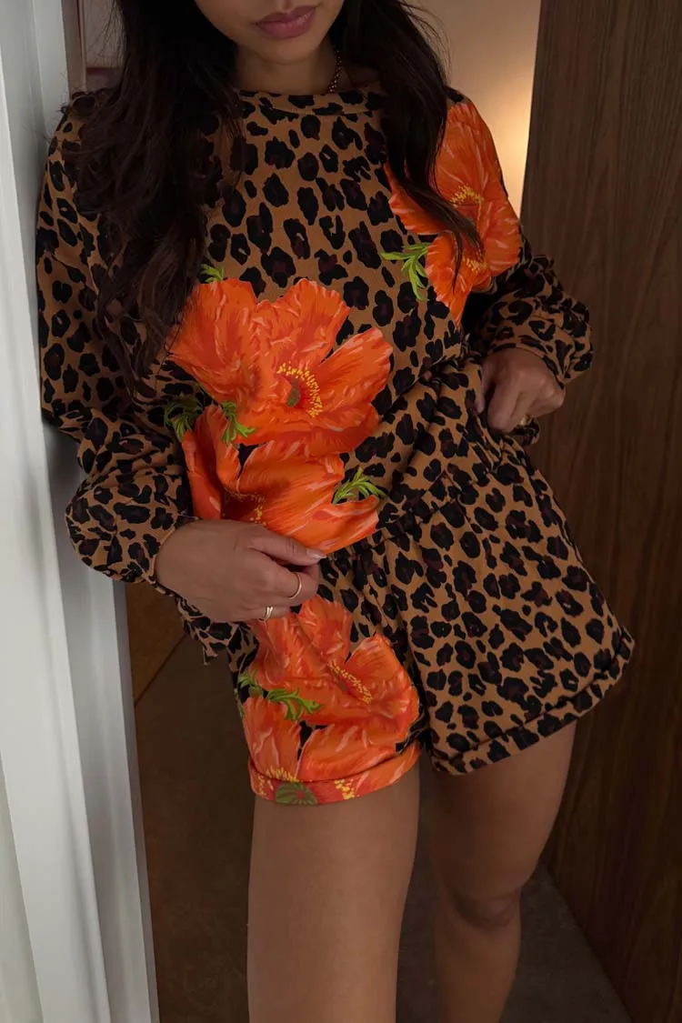 Poppy Leopard Shorts sold by Never Fully Dressed product image thumbnail 2