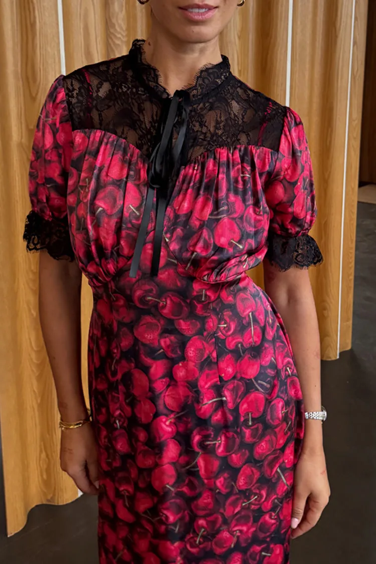 Cherry Lyla Dress sold by Never Fully Dressed product image thumbnail 5