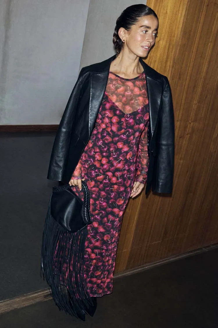 Cherry Mesh Soho Dress sold by Never Fully Dressed product image thumbnail 3