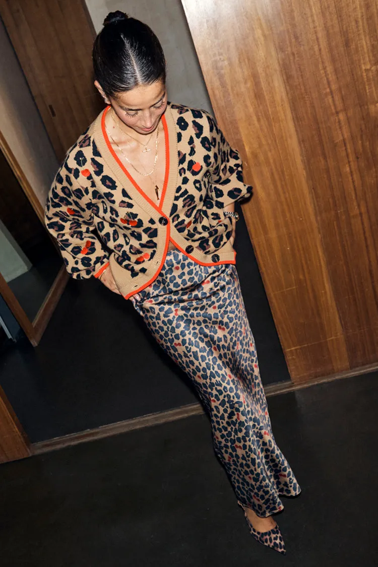 Cherry Leopard Cardigan sold by Never Fully Dressed product image thumbnail 5