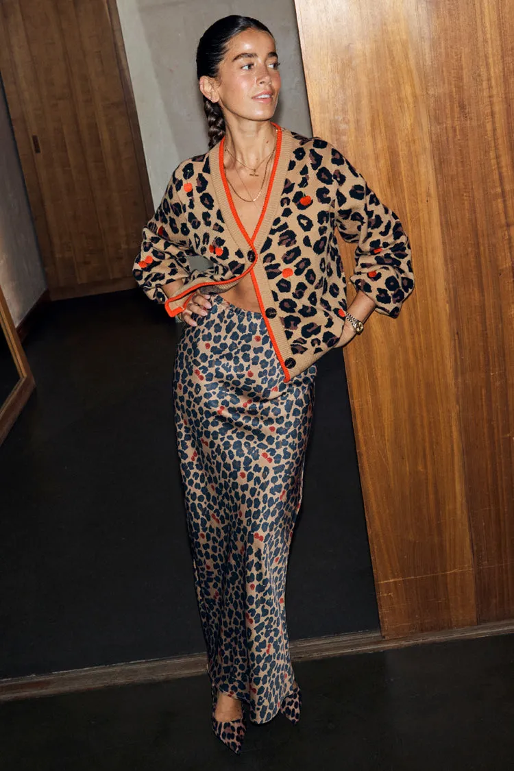 Cherry Leopard Cardigan sold by Never Fully Dressed product image thumbnail 4