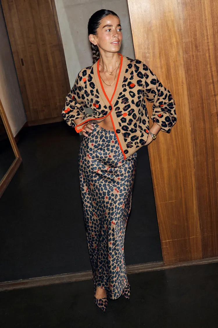 Cherry Leopard Dorris Skirt sold by Never Fully Dressed product image thumbnail 3