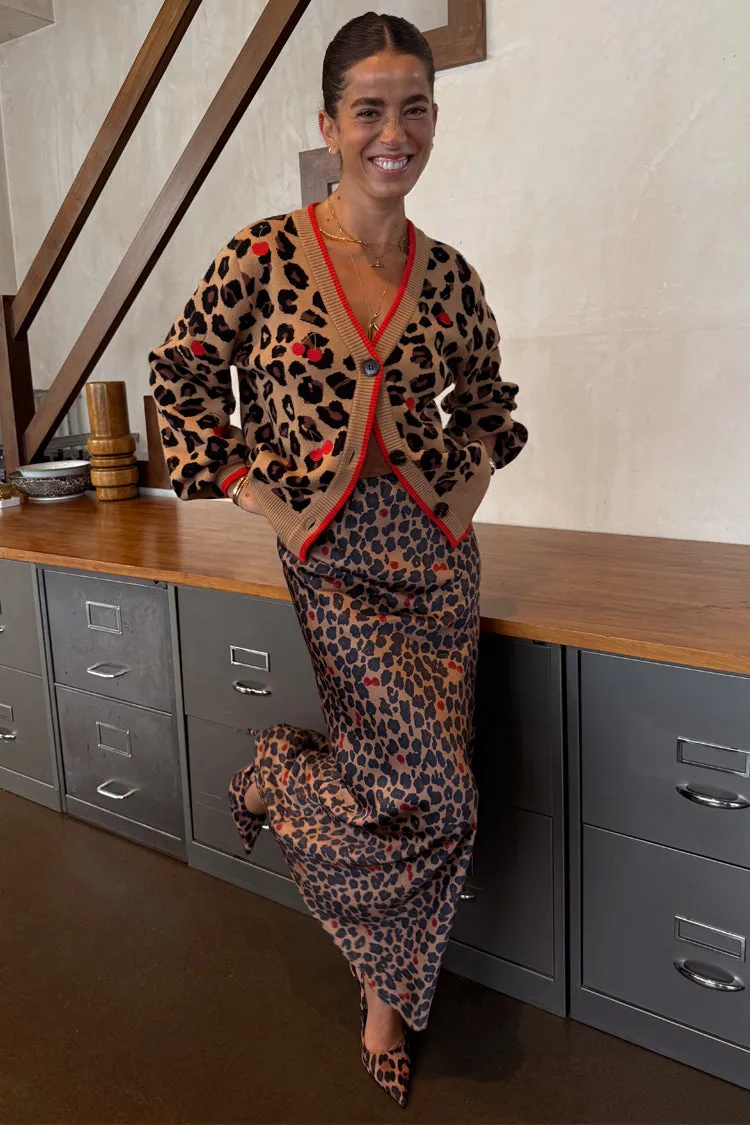 Cherry Leopard Dorris Skirt sold by Never Fully Dressed product image thumbnail 5