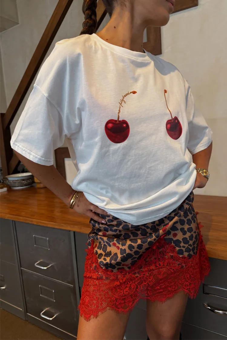 Cherry Boob T-Shirt sold by Never Fully Dressed product image thumbnail 3