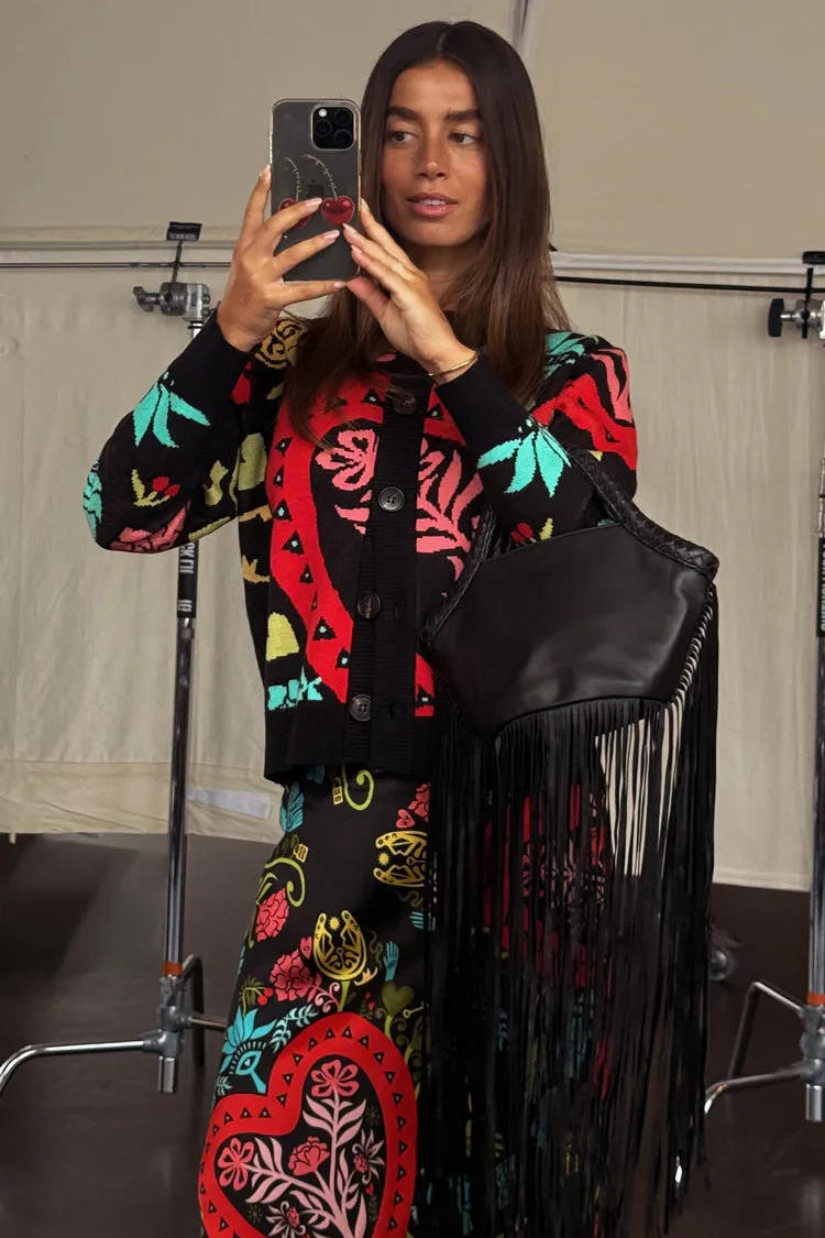 Black Amara Hollie Cardigan sold by Never Fully Dressed product image thumbnail 5