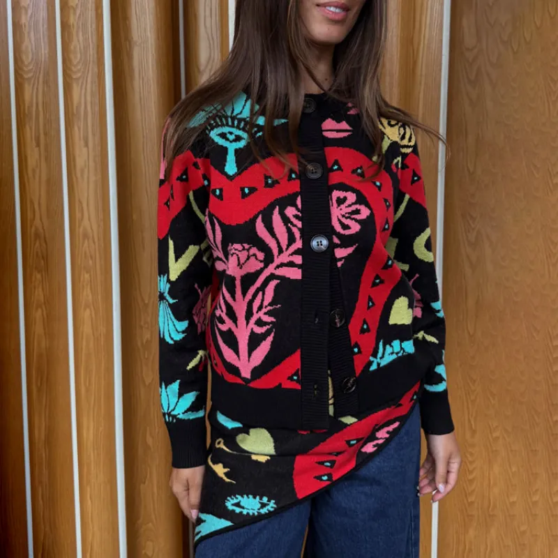 Black Amara Hollie Cardigan sold by Never Fully Dressed