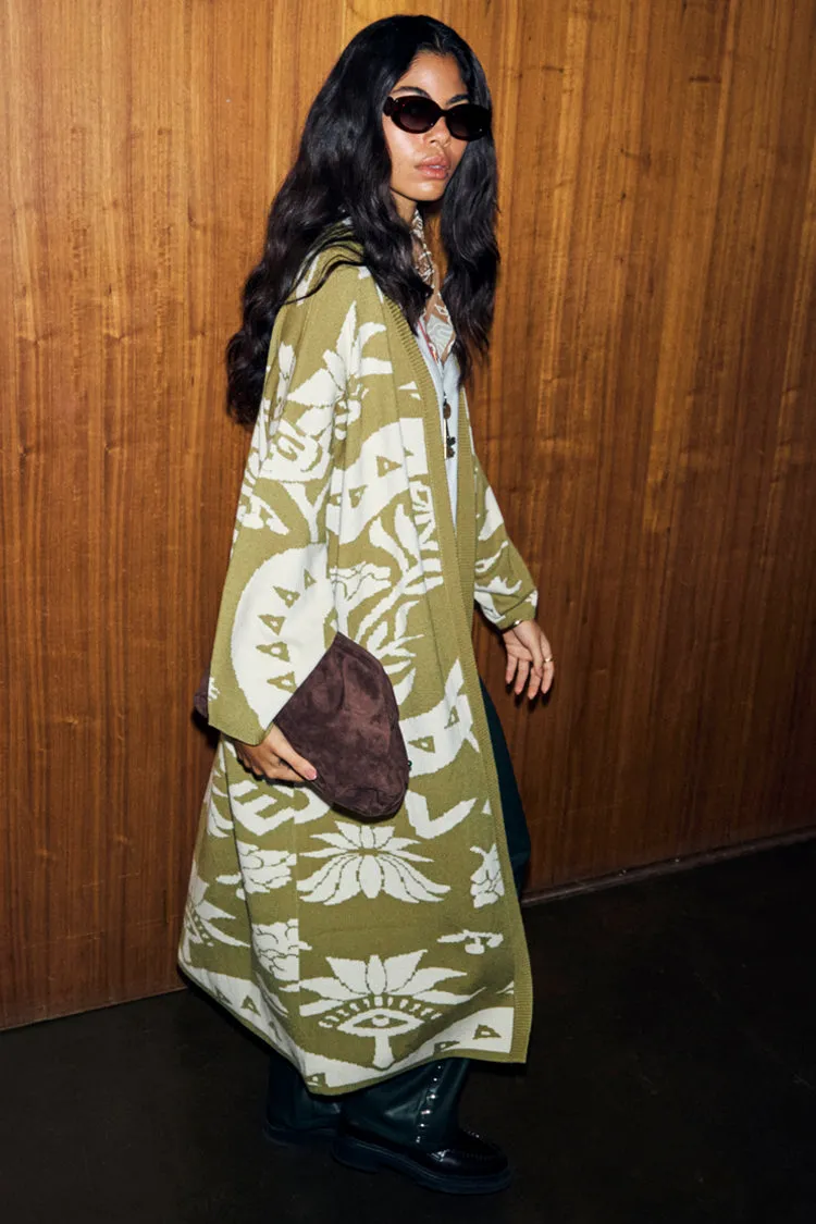 Olive Amara Knit Coatigan sold by Never Fully Dressed product image thumbnail 5