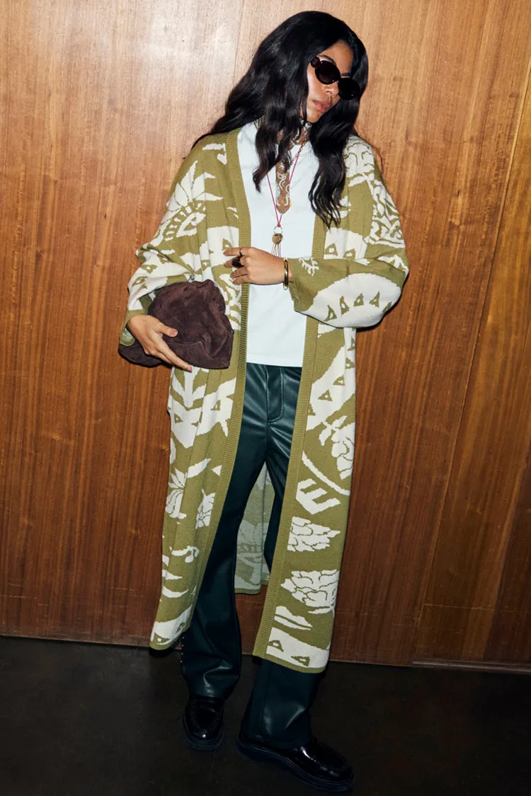 Olive Amara Knit Coatigan sold by Never Fully Dressed product image thumbnail 2