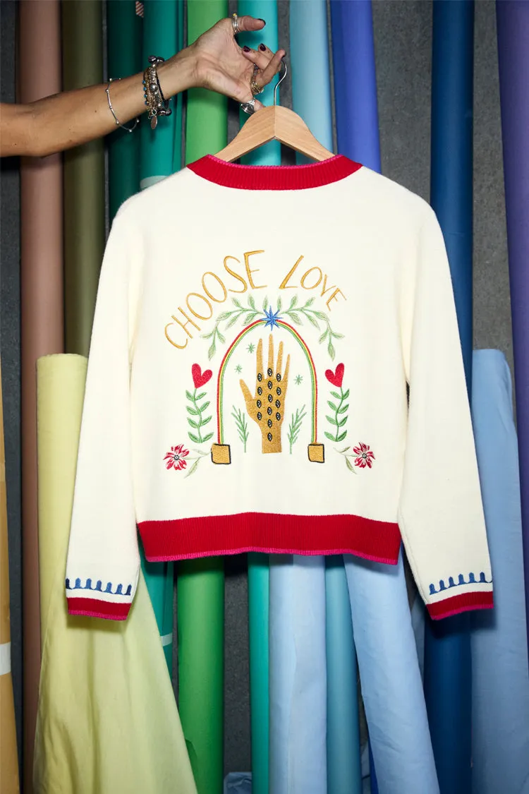 Choose Love Cardigan sold by Never Fully Dressed product image thumbnail 4