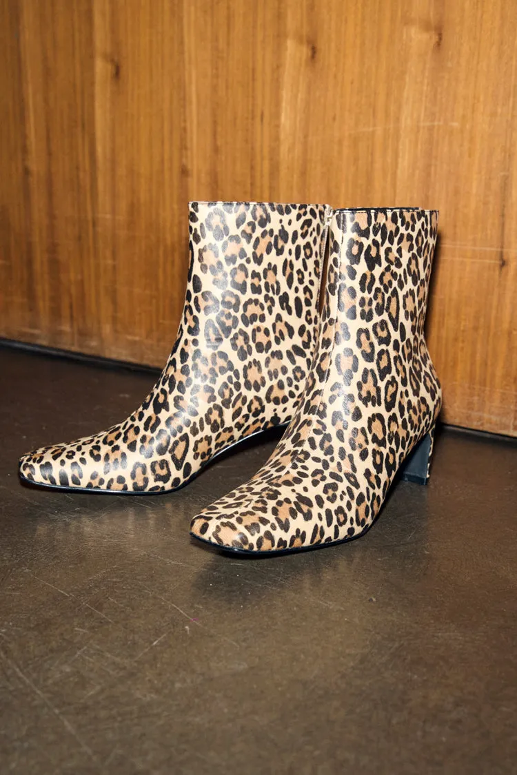 Leopard Heel Boot sold by Never Fully Dressed product image thumbnail 2