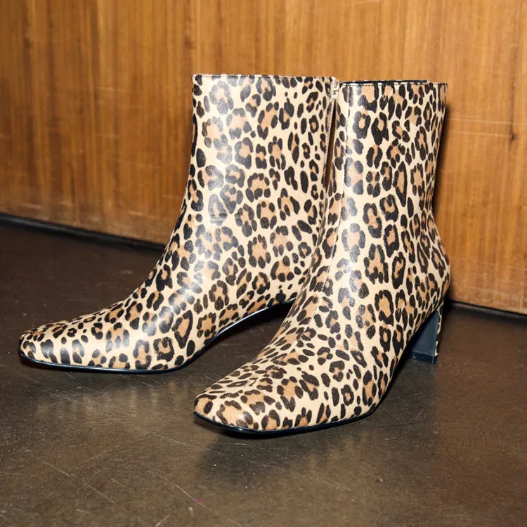 Leopard Heel Boot sold by Never Fully Dressed