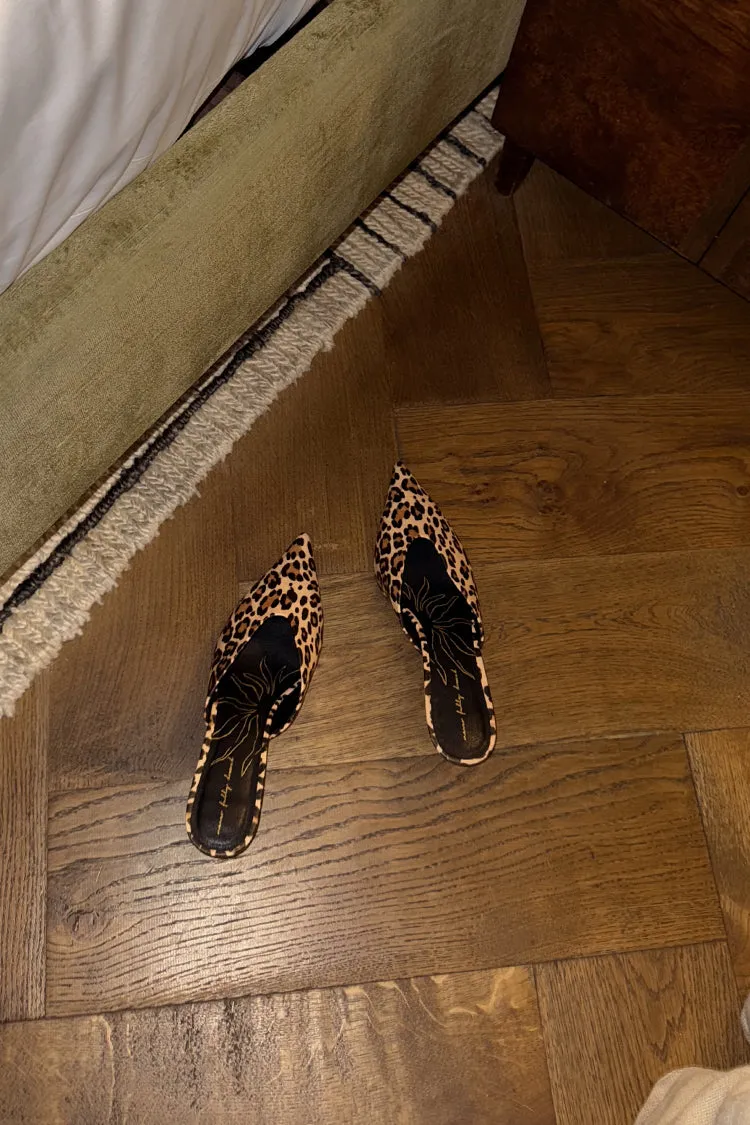 Leopard Heel Mules sold by Never Fully Dressed product image thumbnail 3