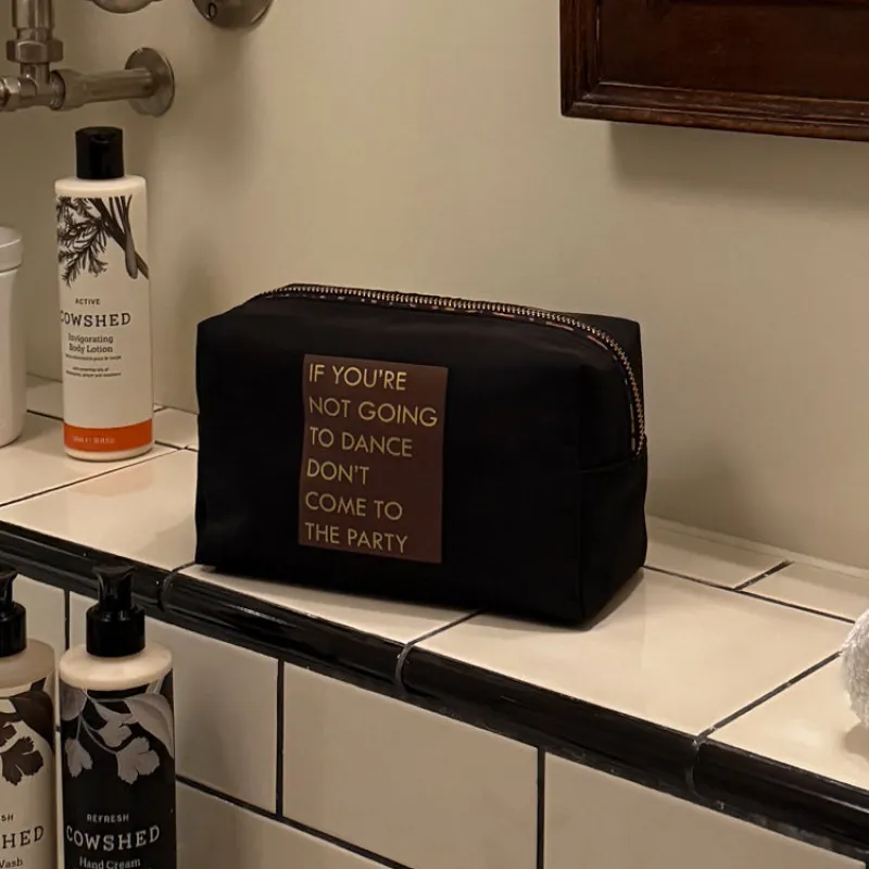 Dance Party Reversible Make Up Bag sold by Never Fully Dressed