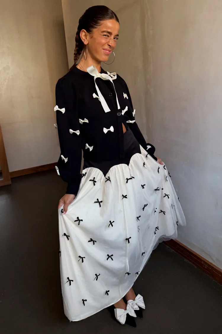 Black Bow Monika Skirt sold by Never Fully Dressed product image thumbnail 5