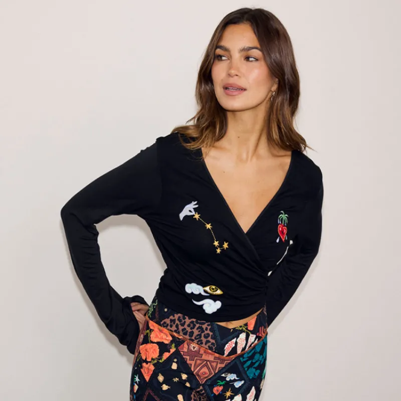 Black Ballet Wrap sold by Never Fully Dressed