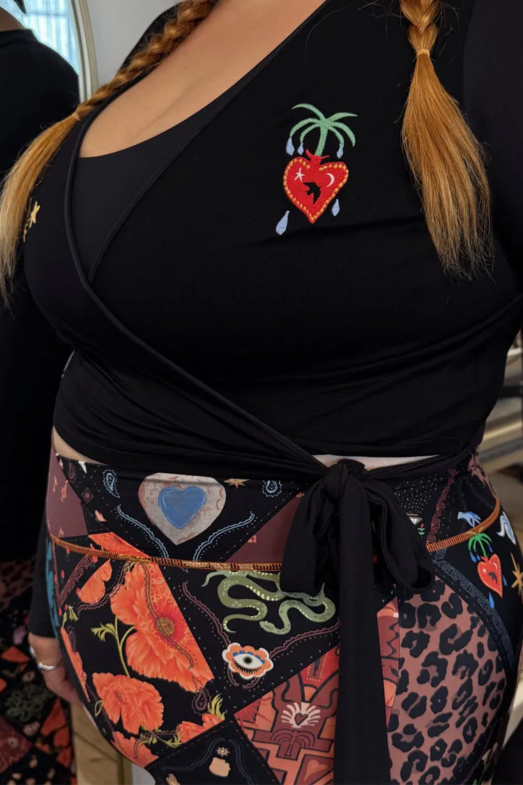 Black Ballet Wrap sold by Never Fully Dressed product image thumbnail 3