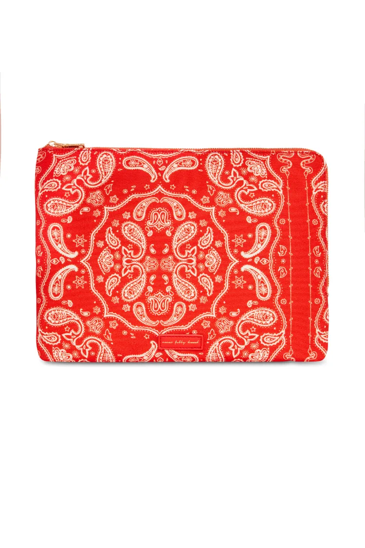 Red Bandana Laptop Case sold by Never Fully Dressed product image thumbnail 5