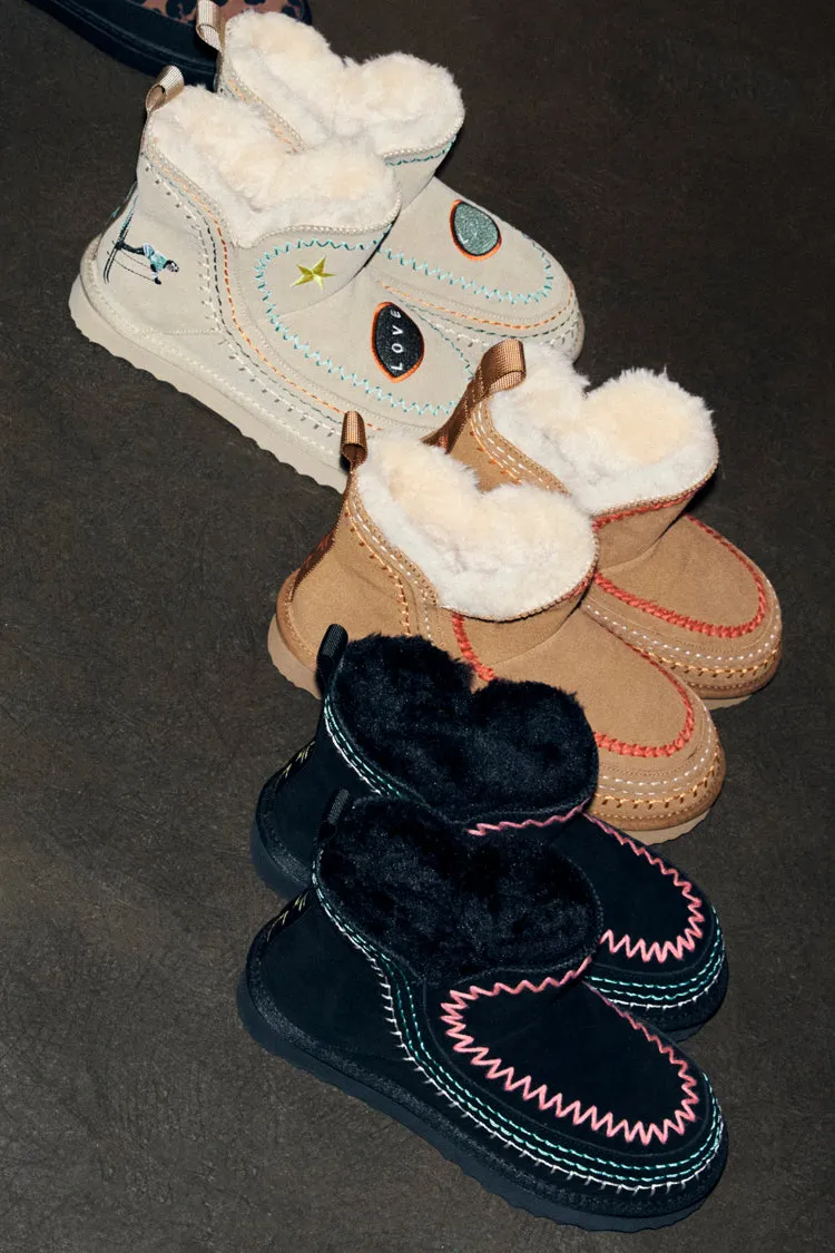 Black Stitch Suede Boots sold by Never Fully Dressed product image thumbnail 3