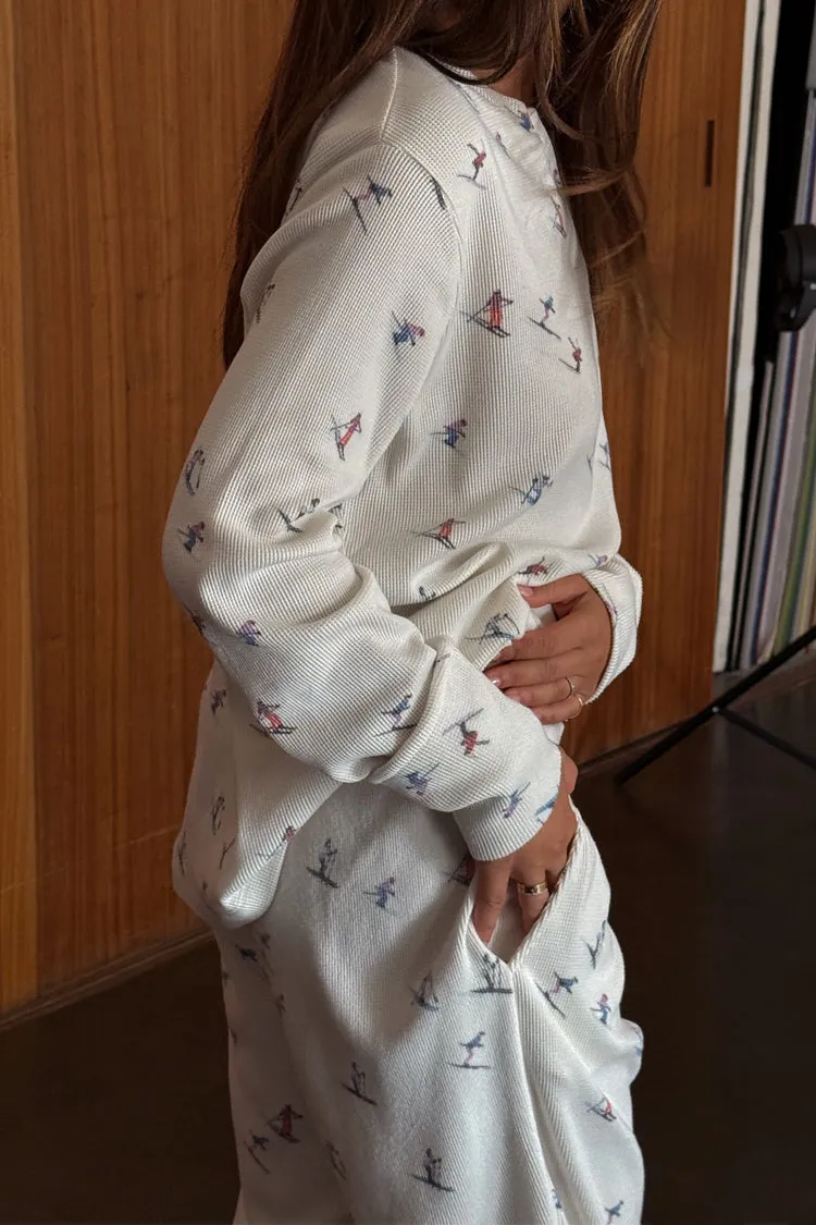 Ski Waffle Pyjamas sold by Never Fully Dressed product image thumbnail 4