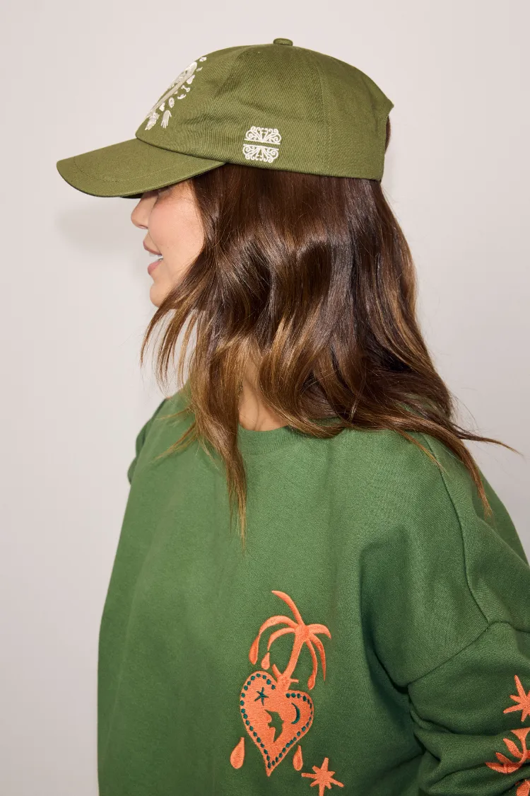 Olive Amara Cap sold by Never Fully Dressed product image thumbnail 3