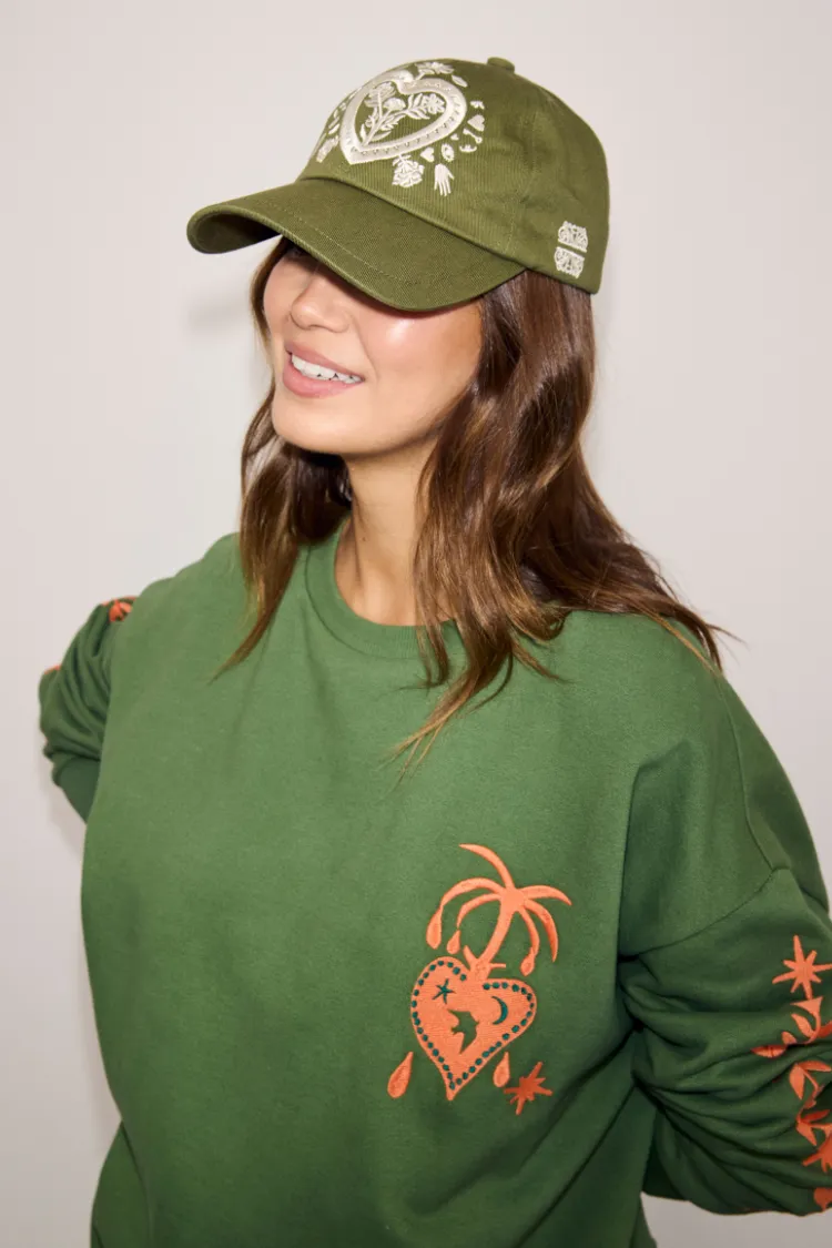 Olive Amara Cap sold by Never Fully Dressed product image thumbnail 2