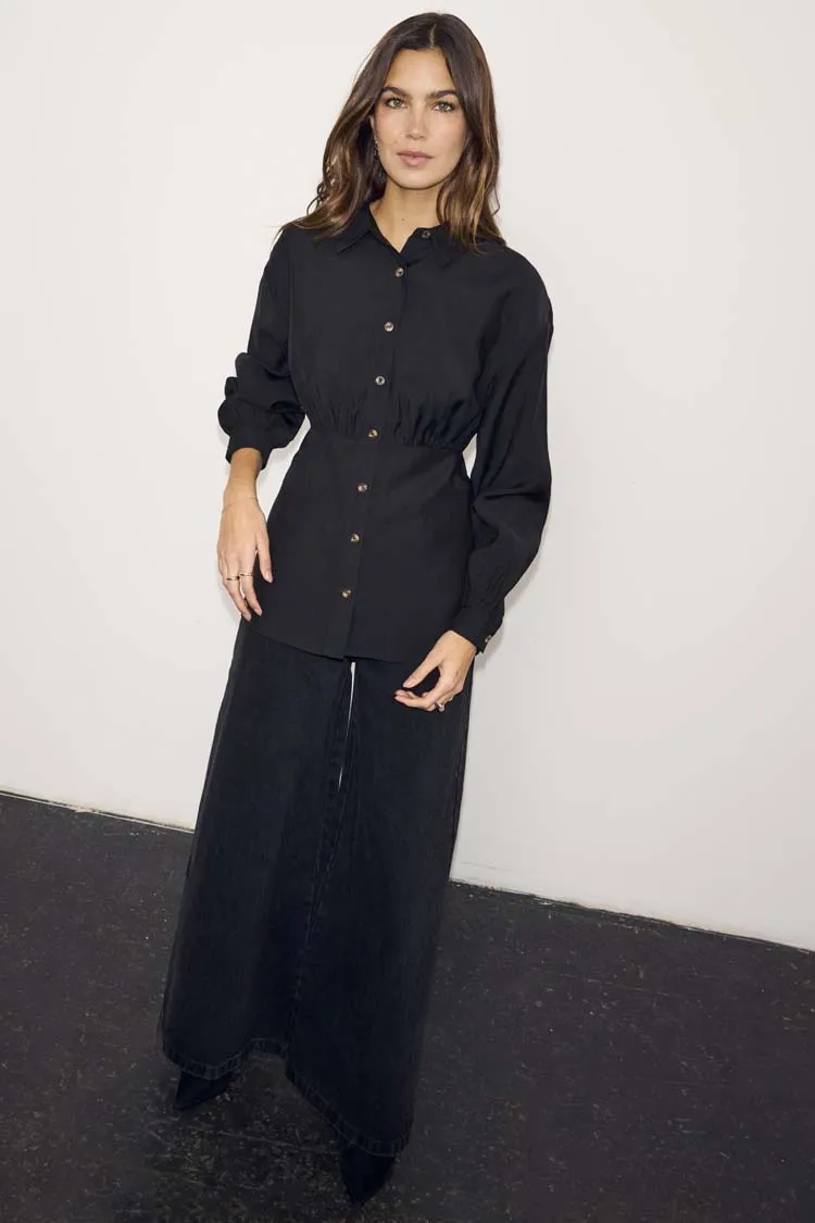 Black Zoe Shirt sold by Never Fully Dressed product image thumbnail 5