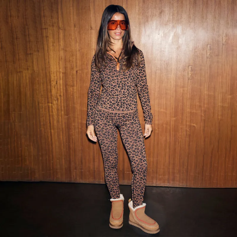 Leopard Thermal Leggings sold by Never Fully Dressed