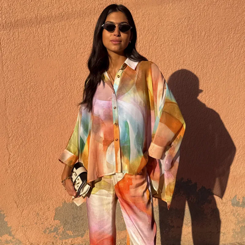 Abstract Cape Shirt made by Never Fully Dressed