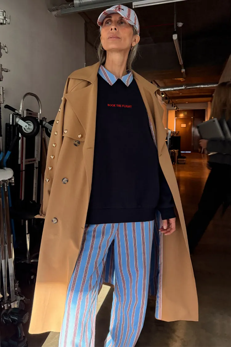 Navy Book The Flight Jumper sold by Never Fully Dressed product image thumbnail 4