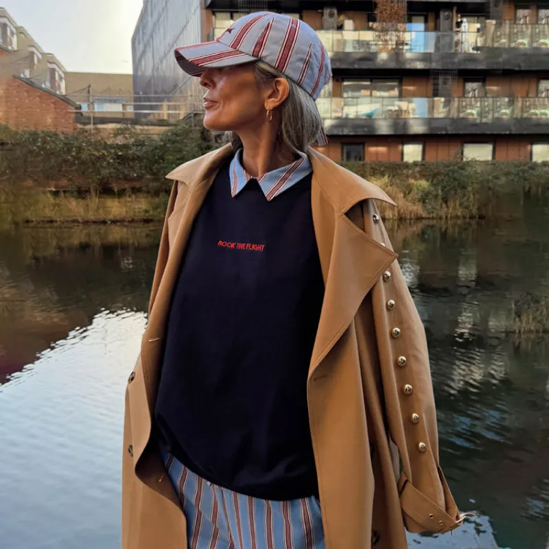 Navy Book The Flight Jumper sold by Never Fully Dressed