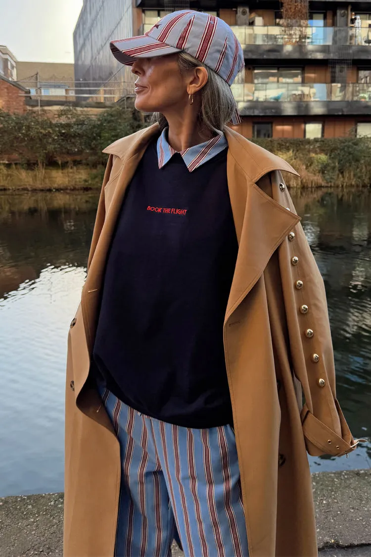 Navy Book The Flight Jumper sold by Never Fully Dressed product image thumbnail 2