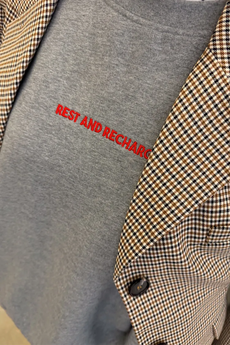 Grey Rest and Recharge Jumper sold by Never Fully Dressed product image thumbnail 3