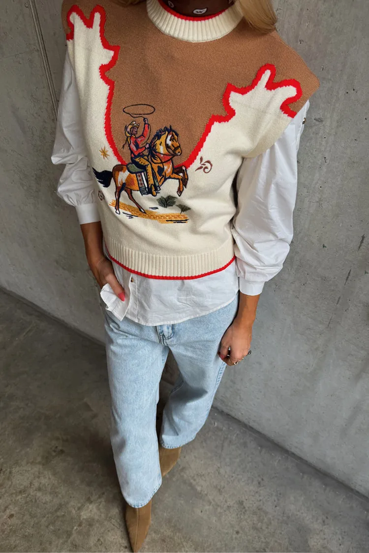 Cowgirl Ro Knitted Tank sold by Never Fully Dressed product image thumbnail 5