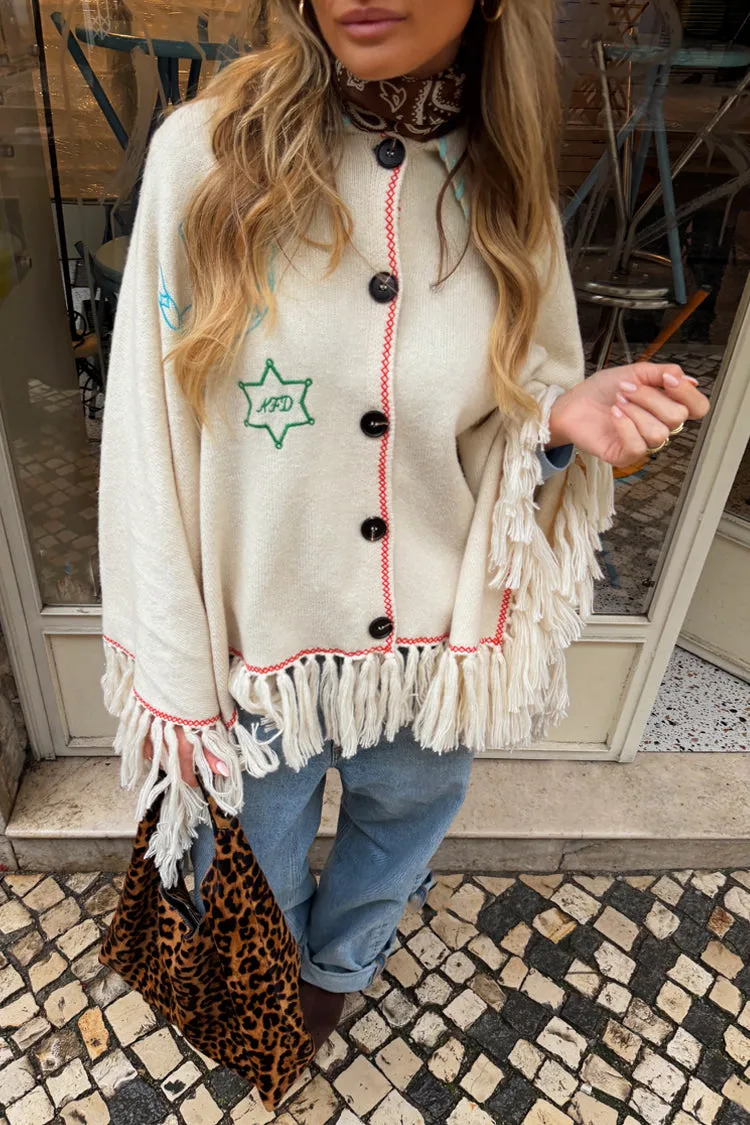 Western Knitted Cape sold by Never Fully Dressed product image thumbnail 5